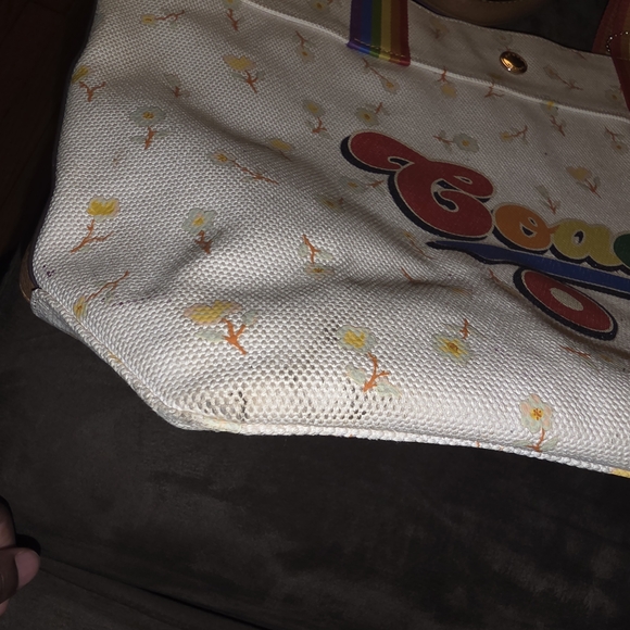 Coach Tote Bag with Rainbow Handles - Picture 7 of 13